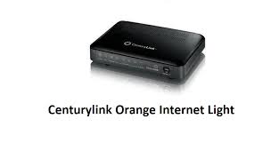 centurylink orange internet light 4