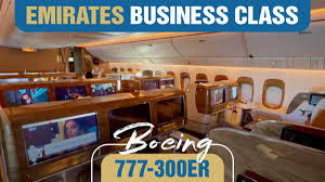 new emirates business cl on boeing