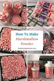 make marshmallow powder