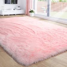 getuscart pink area rug for s
