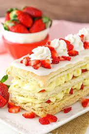easy strawberry napoleon pastry recipe