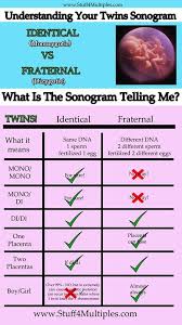 Twin Ultrasound Chart Explained A Great Pin For Parents
