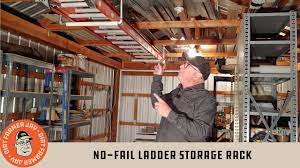 no fail ladder storage rack you