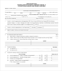 Mortgage Application Templates 5 Free Word Excel Pdf