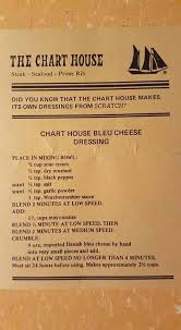 The Chart House Bleu Cheese Dressing Soups Salads In