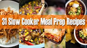 slow cooker meal prep recipes