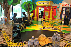 cops robbers themed birthday party