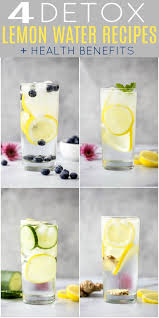 slimming lemon detox water 4 easy