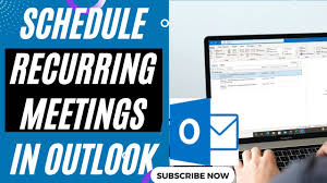 schedule recurring meeting in outlook