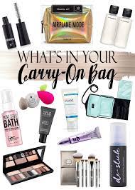 how to pack makeup and skincare for