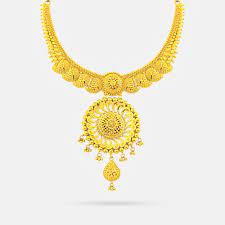 latest gold necklace designs for