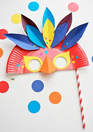 Bastelvorlagen karneval zum ausdrucken kostenlos : Basteln Mit Kindern Zu Fasching 55 Kreative Und Ganz Einfache Bastelideen
