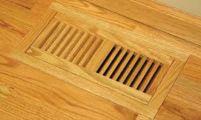 wood vent floor register trimline flush