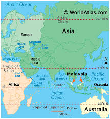 Malaysia maps represents following points: Malaysia Maps Facts World Atlas