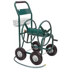 Industrial 4 Wheel Hose Reel Cart