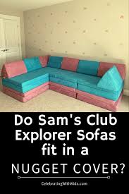 do sam s club explorer kids sofas fit