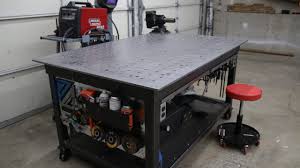 homemade welding fixture table