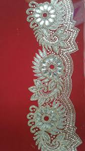 Pin By Farha Khan On Bead Work Saree Embroidery Design