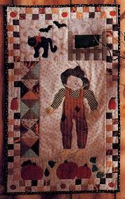 fall patchwork quilted wall hanging