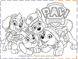 Click the illustrations you like and you'll be taken to the download and/or print page. Paw Patrol Colouring Pages Everest