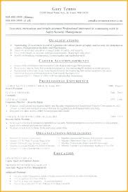 Resume Examples Security Guard