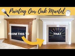Painted Our Oak Mantel Channel Updates