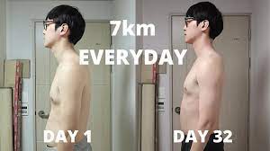 rowing every day for 30 days result