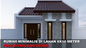 This video contains a minimalist residential design size of 6m x 10m, this it has 3 bedrooms 1 family room, 1 pantry room and 2 gardens in front and at the. Rumah Minimalis 6x10 Rumah Minimalis Minimalis Rumah