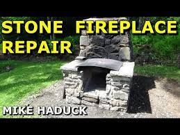 Stone Fireplace Repair