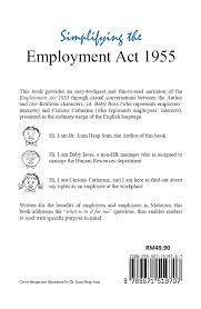 (1) in this act, unless the context otherwise requires—. Malaysia Hr With Dr Lum Heap Sum Book Excerpt Simplifying The Employment Act 1955
