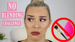 full face of makeup without blending
