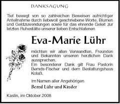 Eva-Marie Lühr-möchten wir all | Nordkurier Anzeigen
