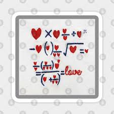 Love Equation Magnet Teepublic
