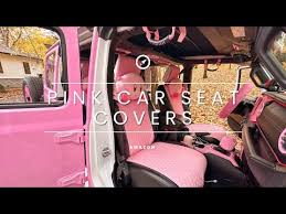 Pink Car Seat Covers