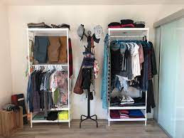 When you think of burning need to dry your clothing faster than the natural way? Me And My Gf Did The Open Closet Garment Rack Thing I Think We Re On The Right Path Organizationporn