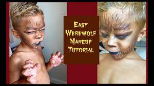 easy werewolf halloween makeup you
