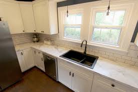Benefits of laminate kitchen countertops. White Kitchen With Marble Look Laminate Countertop Akron Oh Transitional Kitchen Cleveland By Cabinet S Top Houzz Ie
