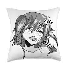 Amazon.com: Anime Manga Cosplayers Lovers Gift Waifu Girl Ahegao Pleasure  Face Ecchi Hentai Otaku Throw Pillow, 18x18, Multicolor : Home & Kitchen