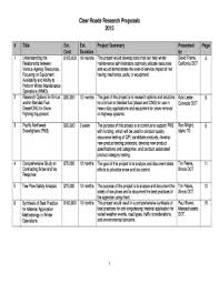 research proposal timeline format