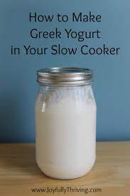 greek yogurt in your slow cooker