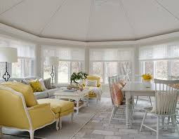 Round Sunroom With Vaulted Ceiling