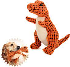 indestructible robust dino squeaky dog