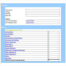 estate inventory template 12 free