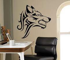 Tribal Wolf Wall Decal Beast Wild