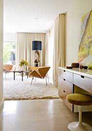 Color sets the mood in the bedroom like nothing else. 35 Bright Living Rooms With Blonde Wood Floors Chairish Blog Mid Century Modern Living Room Living Room Design Modern Mid Century Modern Interiors