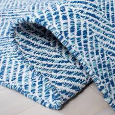 blue indoor chevron coastal area rug