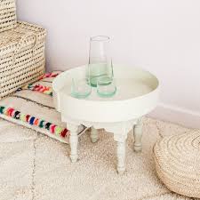 Round Coffee Table In Pale Green