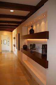 hallway designs home recessed wall niche