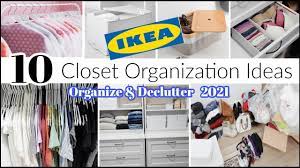 Check spelling or type a new query. 10 Ikea Closet Organization Ideas You Need Declutter Organize With Me 2021 Home Organizing Youtube