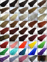 Color Reference Chart For Iconic Locks Dreadlock Extensions